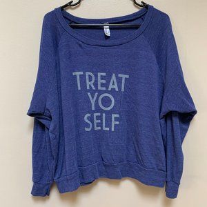 Treat Yo Self Scoop Necked Sweater (L)
